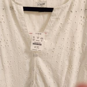 J Crew Factory Eyelet dress Size 12